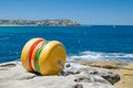 ` What a Tasty Looking Burger ` is a sculptural artwork by James Dive at the Sculpture by the Sea annual events free to the public